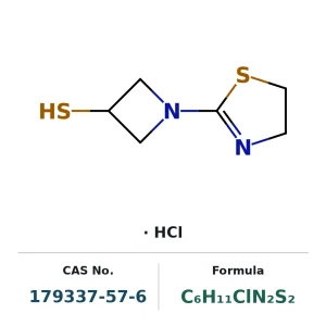 1-(4,5-Dihydrothiazol-2-yl)azetidine-3-thiol hydrochloride 1-(4,5-Dihydrothiazol-2-yl)azetidine-3-thiol hydrochloride CAS 179337-57-6