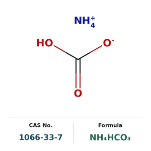 Ammonium bicarbonate CAS 1066-33-7