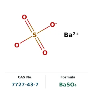 Barium sulfate CAS 7727-43-7