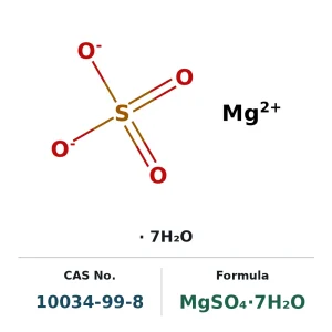 Magnesium sulfate heptahydrate CAS 10034-99-8