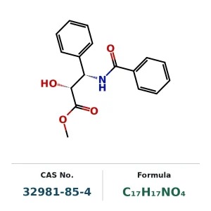 Methyl (2R,3S)-3-(benzoylamino)-2-hydroxy-3-phenylpropanoate Methyl (2R,3S)-3-(benzoylamino)-2-hydroxy-3-phenylpropanoate CAS 32981-85-4