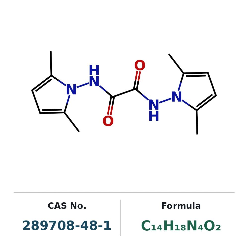 N1,N2-Bis(2,5-dimethyl-1H-pyrrol-1-yl)oxalamide CAS 289708-48-1