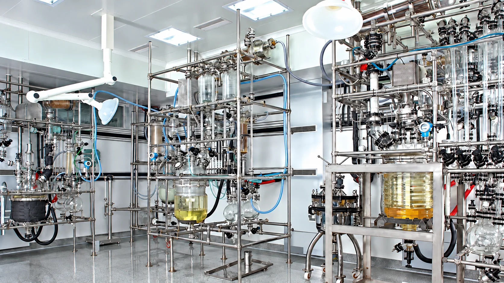 Pilot scale production line