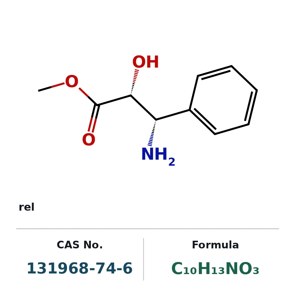 rel-(2R,3S)-3-Phenylisoserine methyl ester CAS 131968-74-6