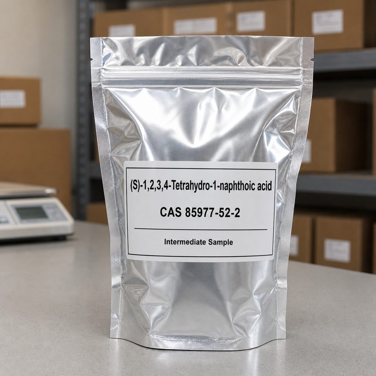 (S)-1,2,3,4-Tetrahydronaphthalene-1-carboxylic acid — packaging