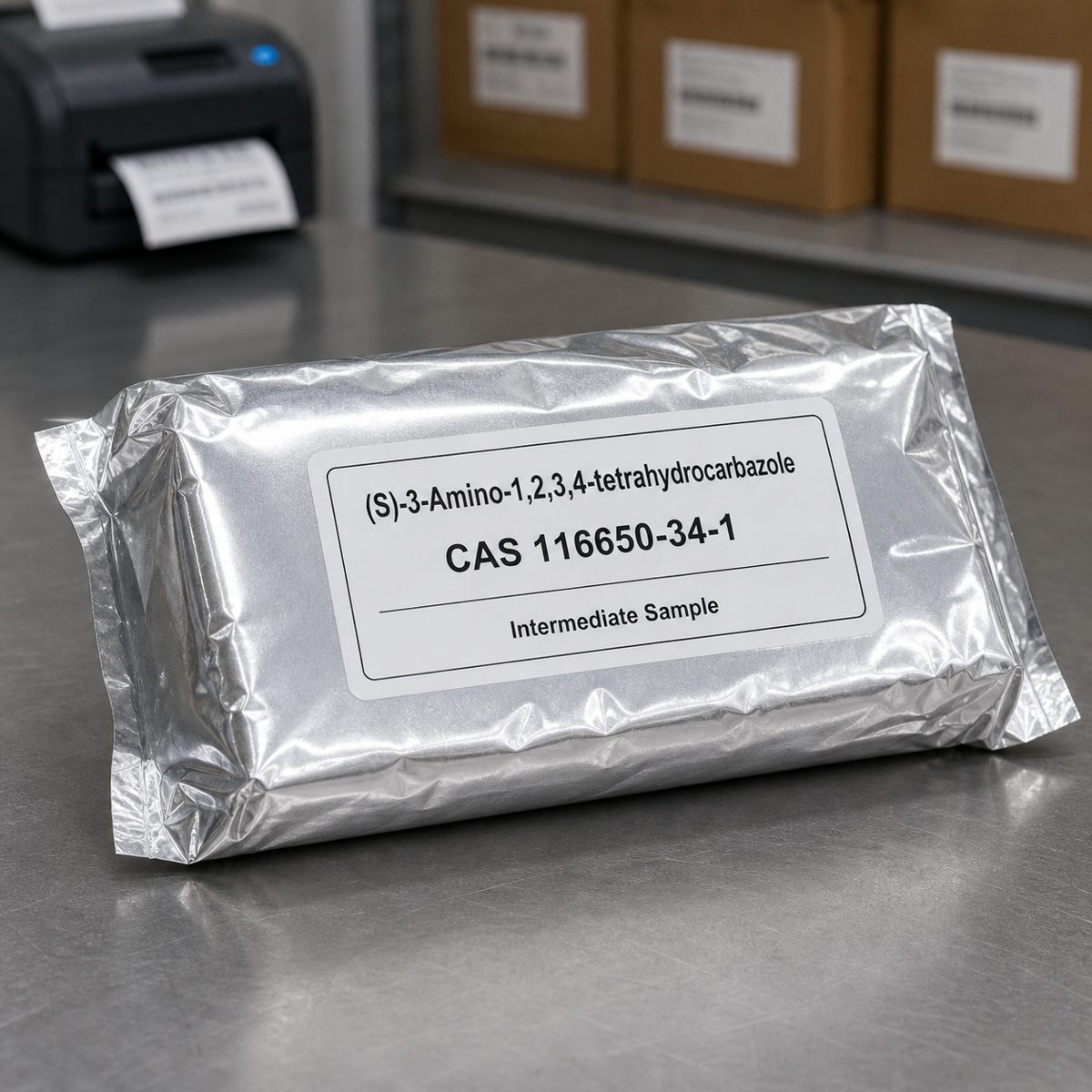 (S)-3-Amino-1,2,3,4-tetrahydrocarbazole — packaging