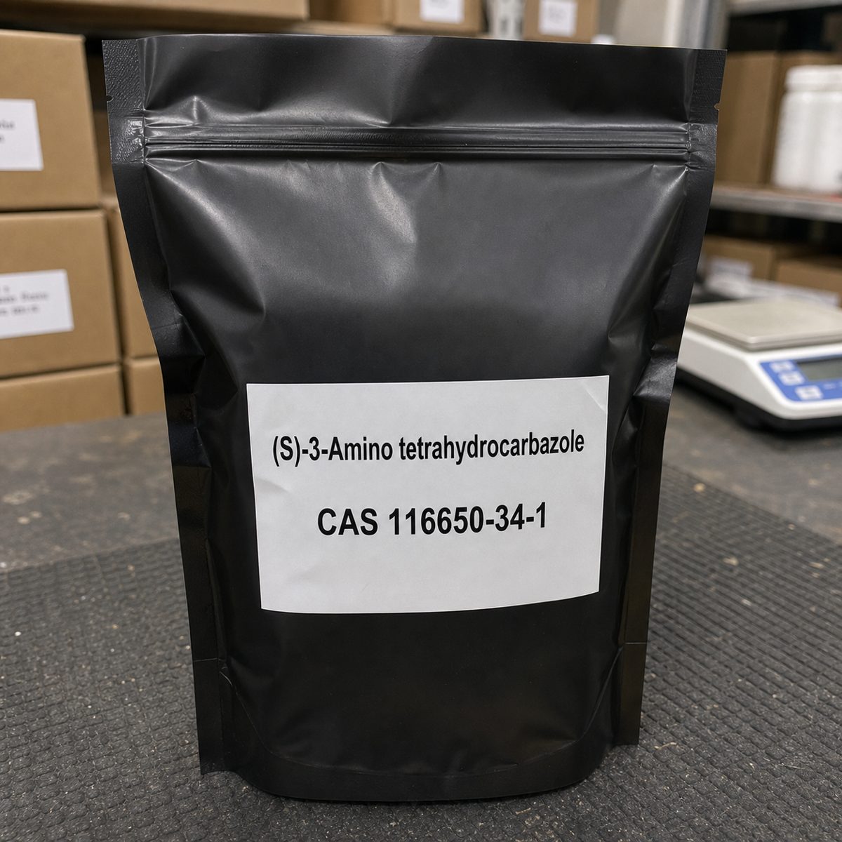 (S)-3-Amino-1,2,3,4-tetrahydrocarbazole — packaging