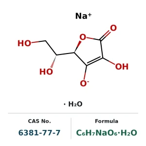 Sodium erythorbate monohydrate CAS 6381-77-7