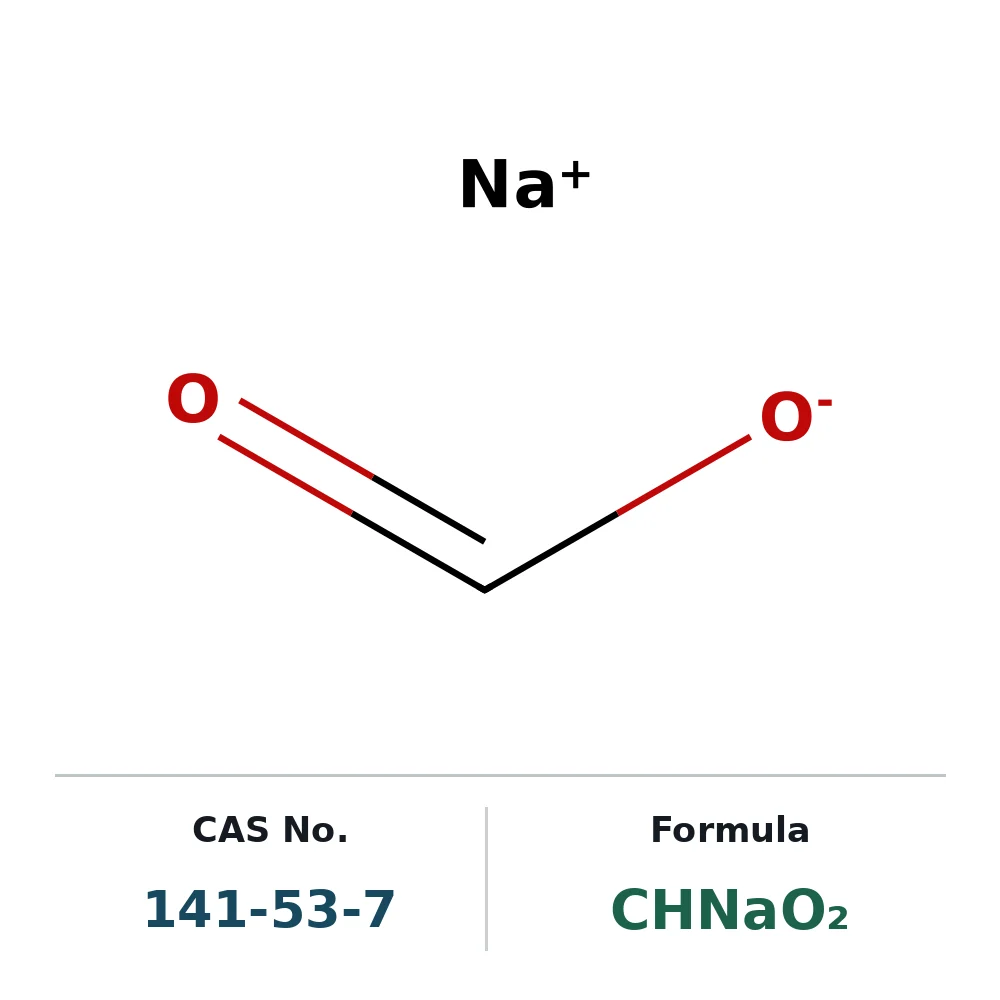 Sodium formate CAS 141-53-7