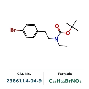 tert-Butyl 4-bromophenethyl(ethyl)carbamate tert-Butyl 4-bromophenethyl(ethyl)carbamate CAS 2386114-04-9