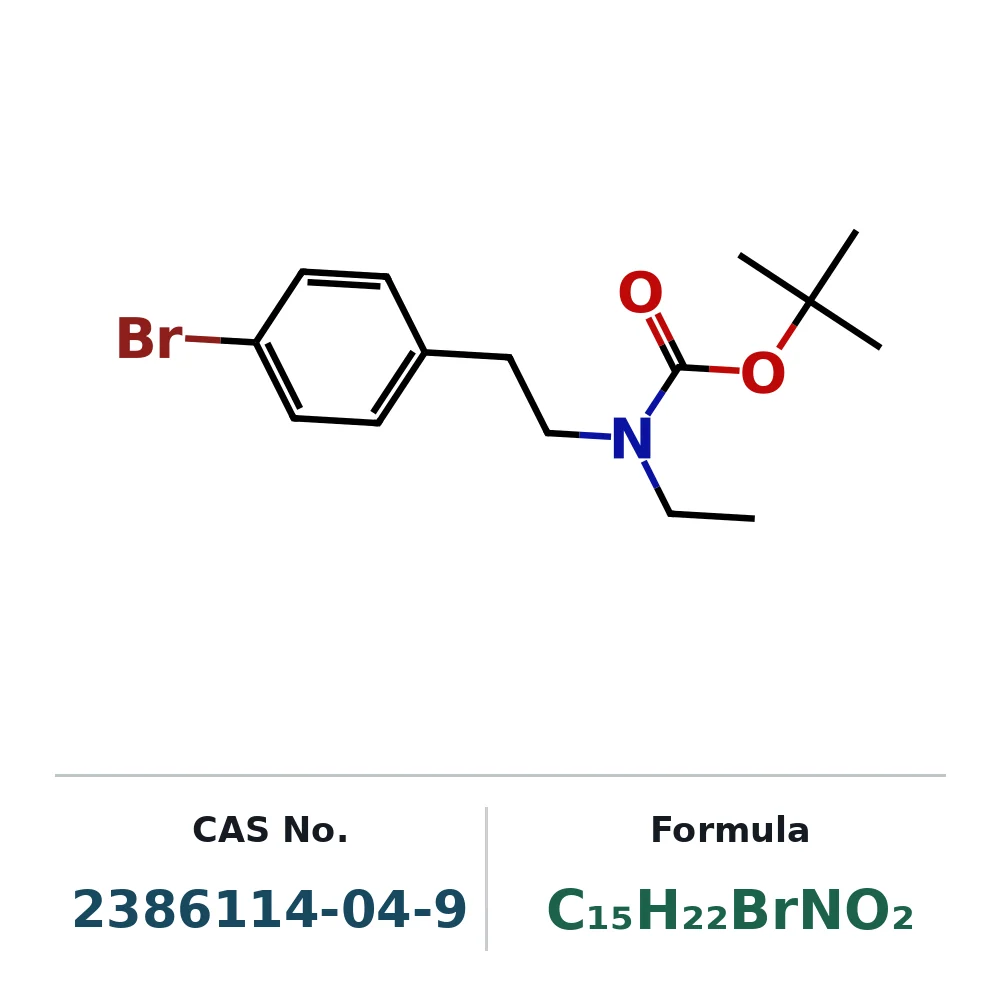 tert-Butyl 4-bromophenethyl(ethyl)carbamate CAS 2386114-04-9
