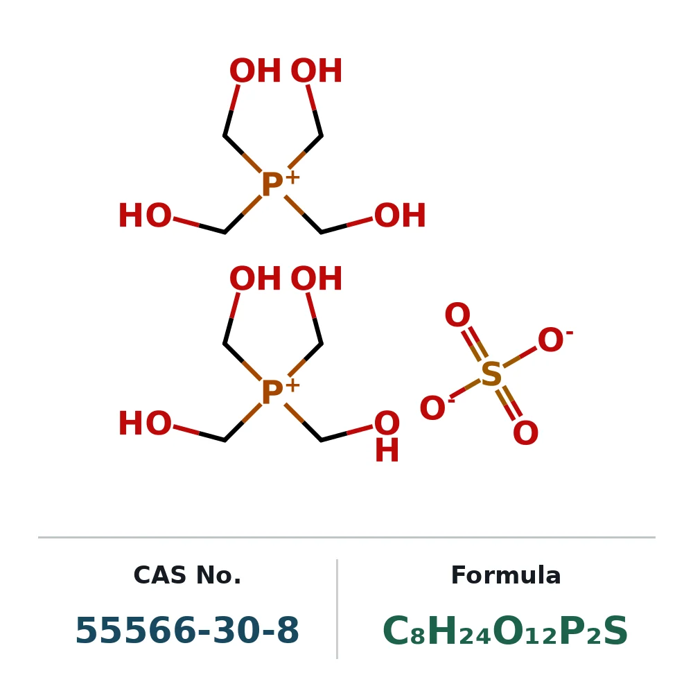 Tetrakis(hydroxymethyl)phosphonium sulfate solution (75% aqueous) CAS 55566-30-8