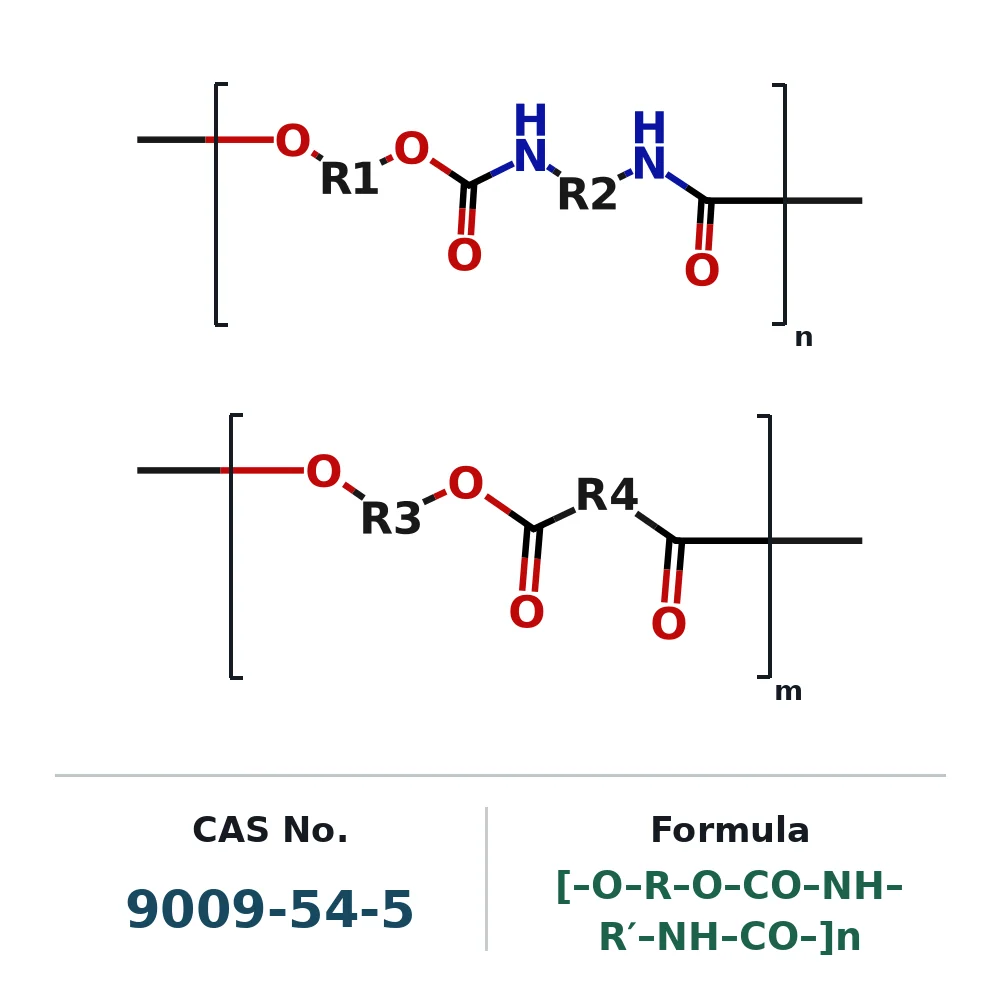 Thermoplastic polyurethane (polyester type, 85A) CAS 9009-54-5