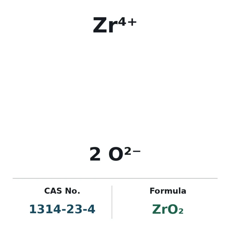 Zirconium dioxide CAS 1314-23-4